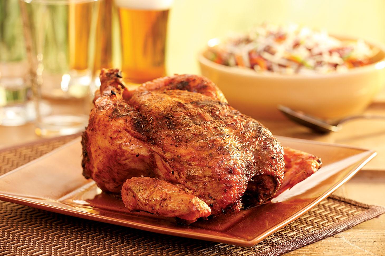 eatingwell: beer-barbecued chicken